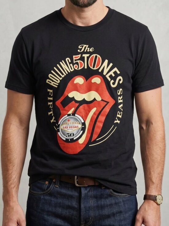 Other - STONES 50TH YEARS VEGAS TEE (SMALL)